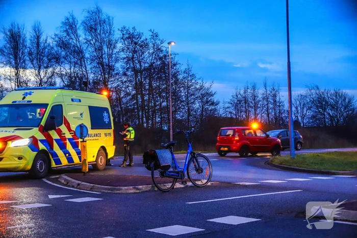 Fietser gewond bij ongeval op kruising