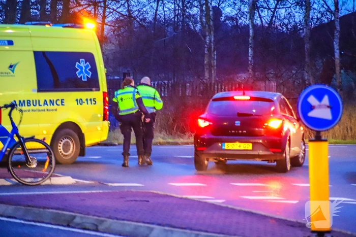 Fietser gewond bij ongeval op kruising