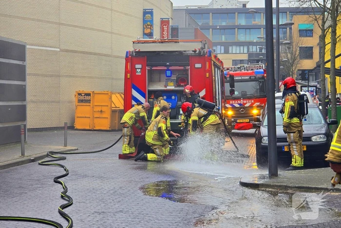 Flinke brand in elektriciteitskast