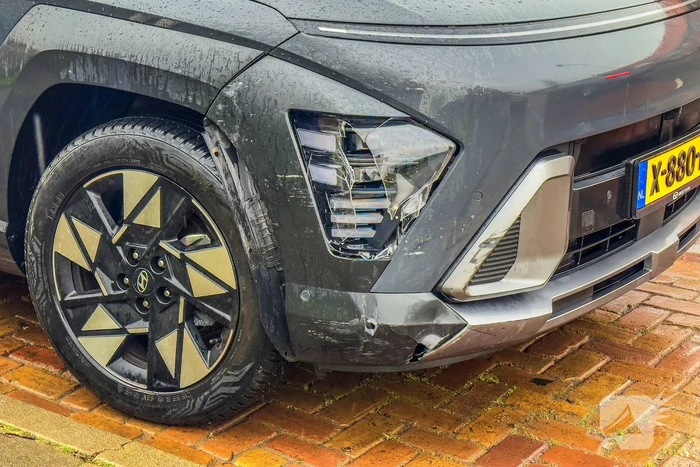 Auto's lopen fikse schade op bij ongeval