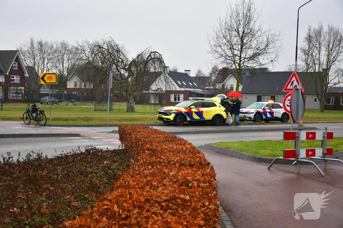 Fietser gewond bij botsing met auto