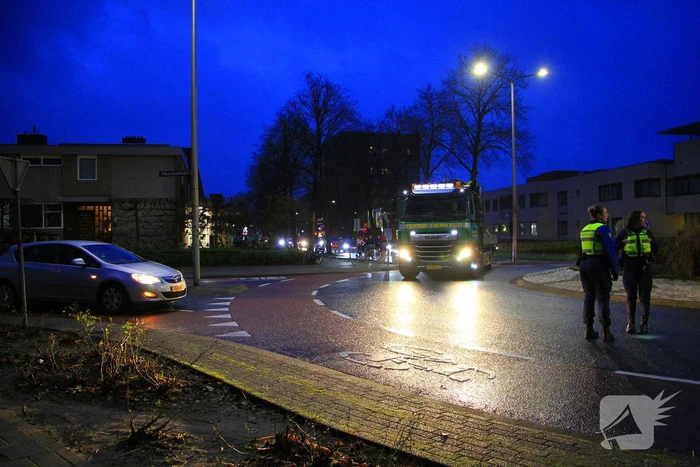 Fietser gewond bij botsing met auto