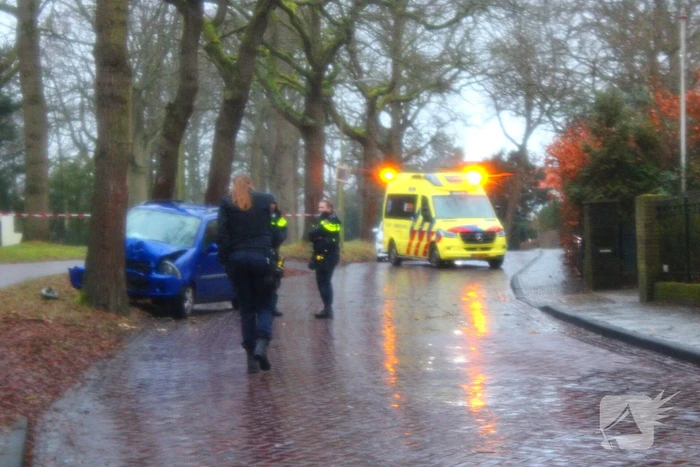 82-jarige bestuurder overleden na botsing tegen boom