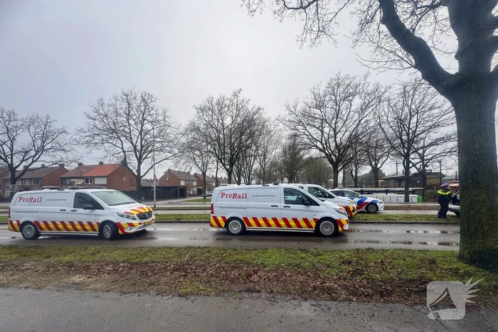 Treinverkeer stilgelegd na aanrijding