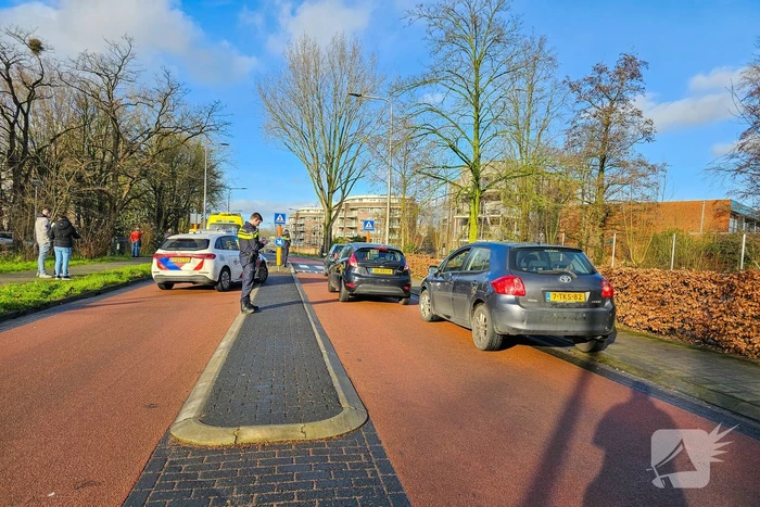 Scooterrijder geschept door automobilist tijdens inhaalactie