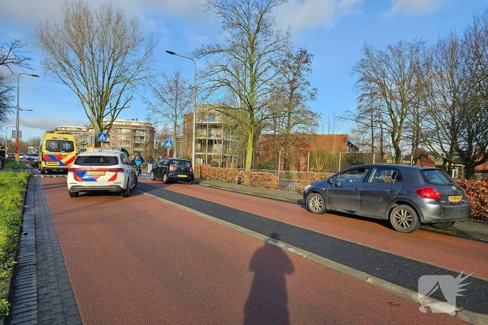 Scooterrijder geschept door automobilist tijdens inhaalactie