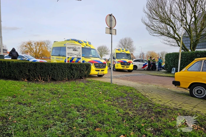 Traumahelikopter trekt veel bekijks