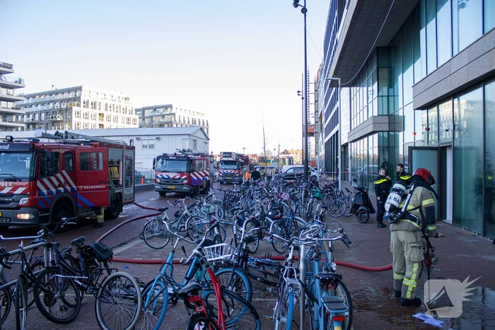 Melding brand in pand blijkt stoomvorming