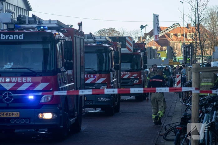 Melding brand in pand blijkt stoomvorming