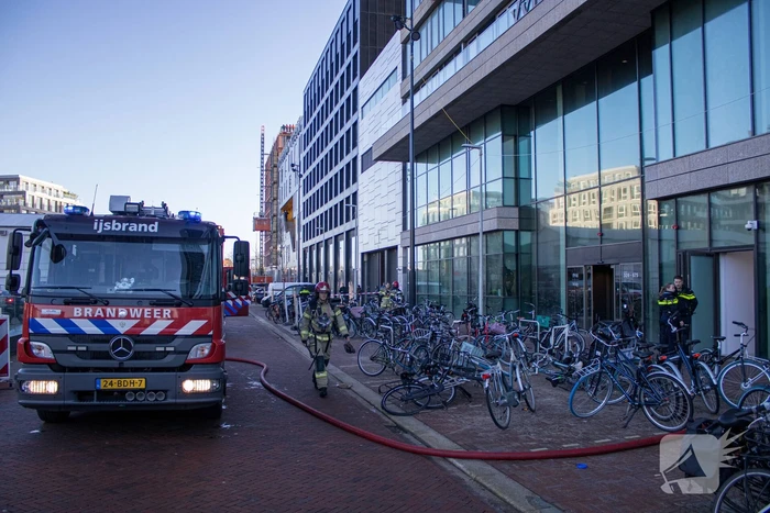Melding brand in pand blijkt stoomvorming