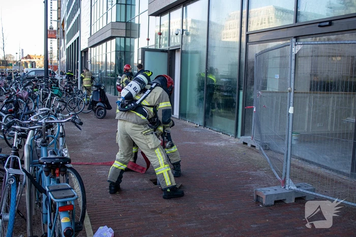 Melding brand in pand blijkt stoomvorming