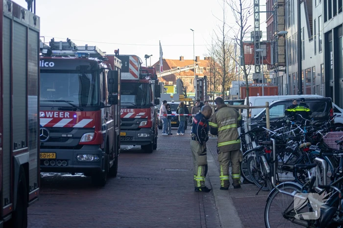Melding brand in pand blijkt stoomvorming