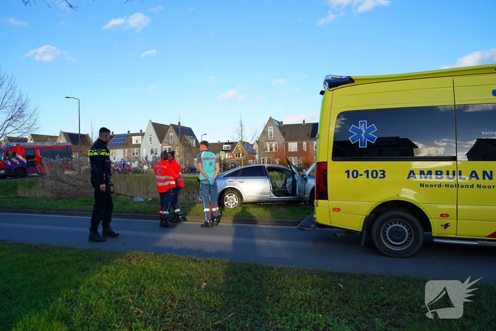 Flinke schade nadat automobilist op boom botst