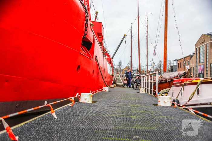 Kabeldiefstal bij Museum Lichtschip: vrijwilligers in de kou