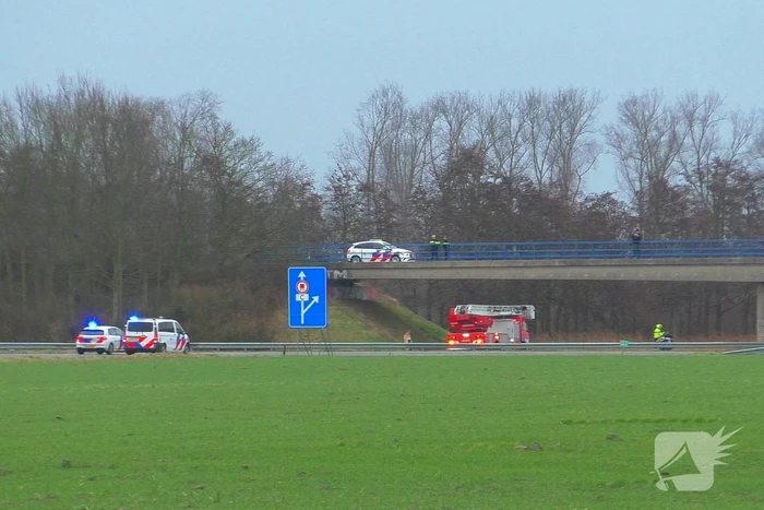 Rijksweg A58 afgesloten vanwege inzet hulpdiensten