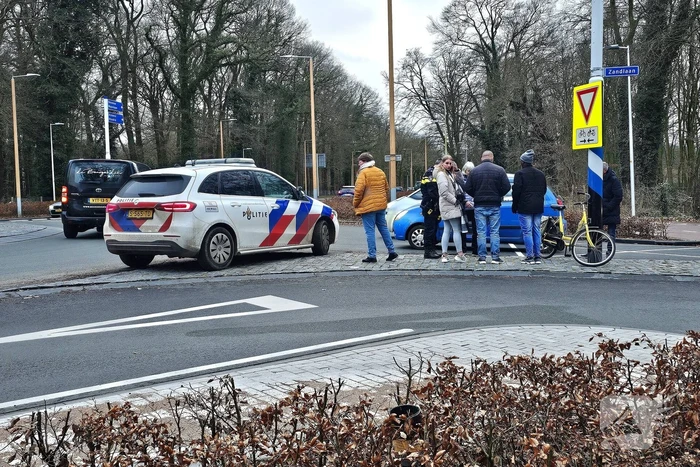 Wederom fietser aangereden op rotonde