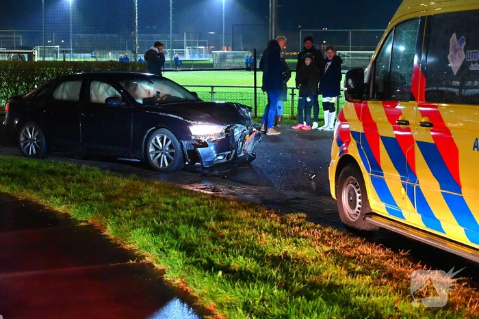 Gewonde bij frontale aanrijding