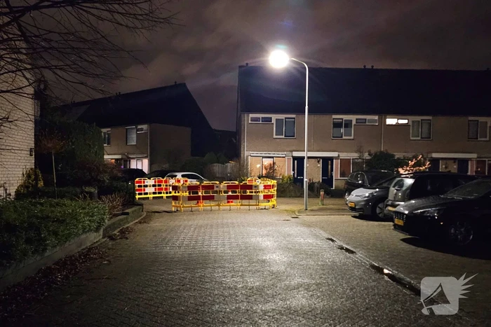 Straat afgesloten vanwege sinkhole