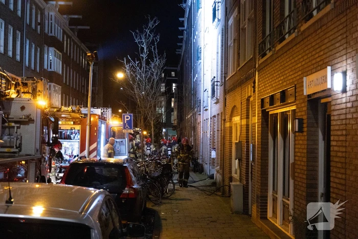 Veel rook bij brand op zolder