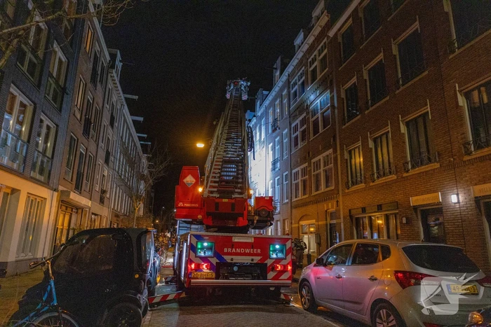 Veel rook bij brand op zolder
