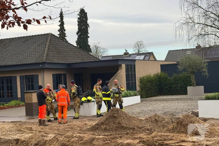 Gasleiding geraakt tijdens graafwerkzaamheden