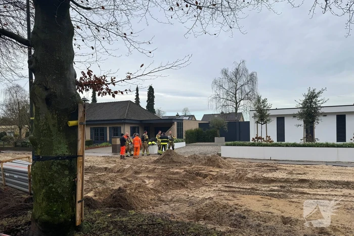 Gasleiding geraakt tijdens graafwerkzaamheden