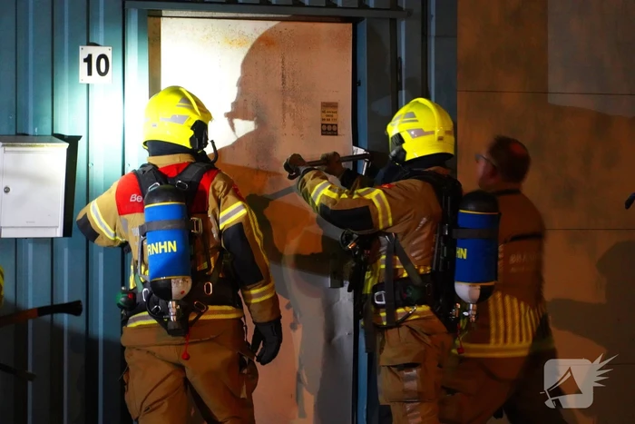 Zeer grote brand op industrieterrein