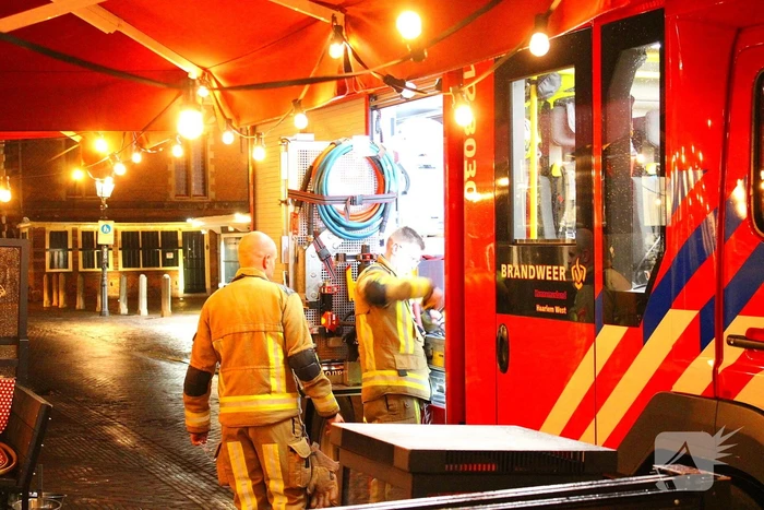 Brandweer voert nacontrole uit