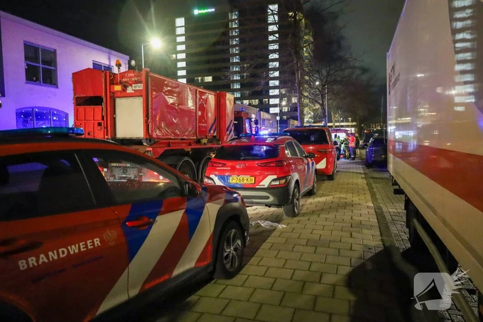 Grote brand bij verzamelgebouw voor bedrijven
