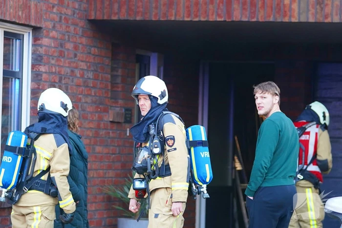 Brand in garage van woning door kluswerkzaamheden