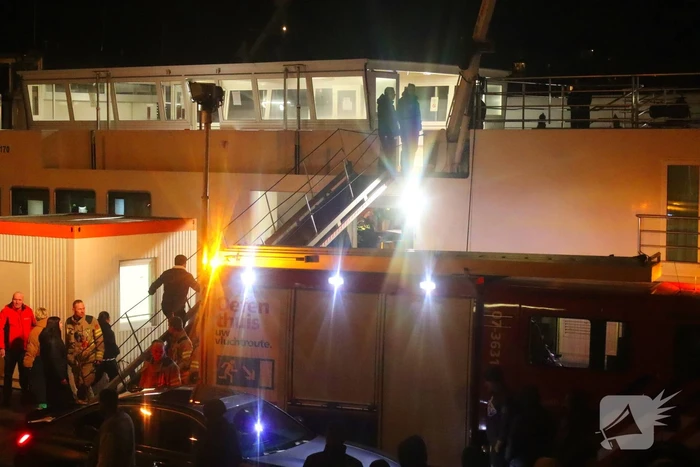 Brandlucht op vluchtelingenboot