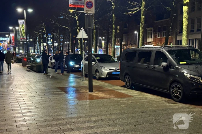 Taxichauffeurs demonsteren