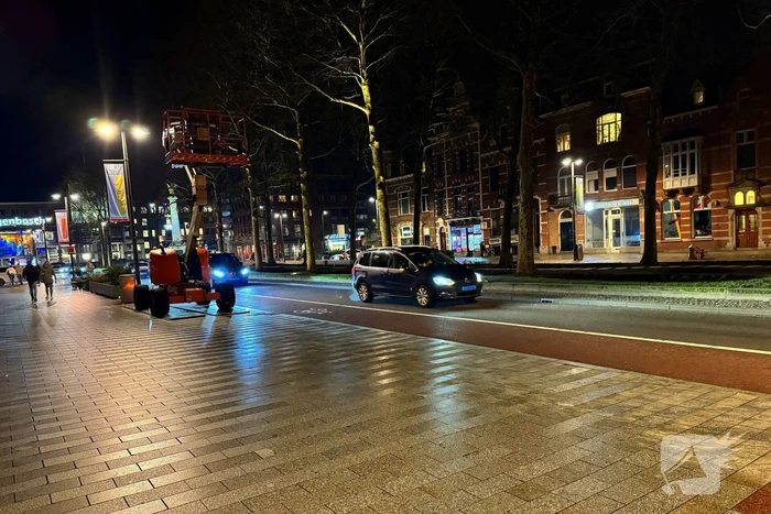 Taxichauffeurs demonsteren