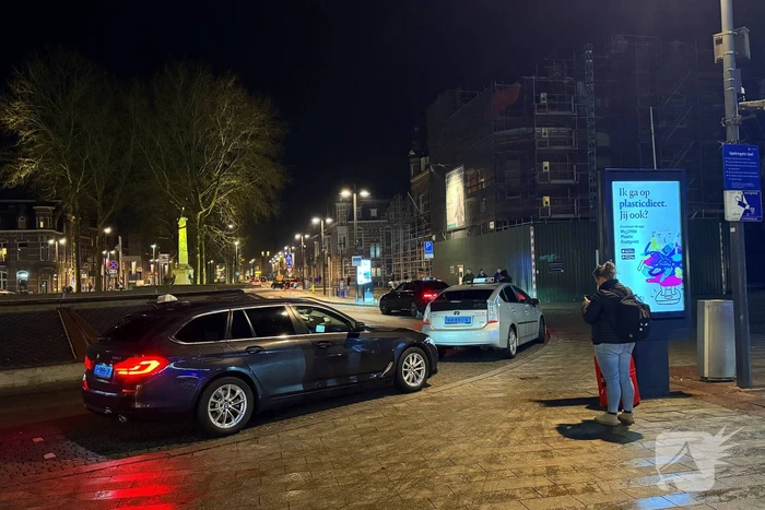 Taxichauffeurs demonsteren