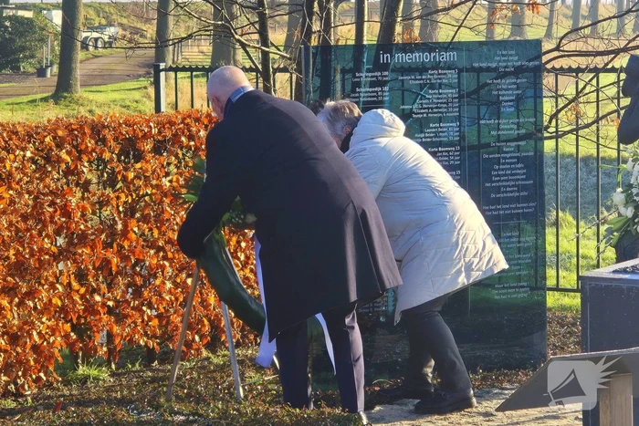 Herdenking slachtoffers watersnoodramp