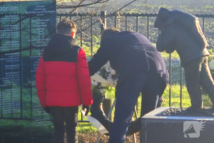 Herdenking slachtoffers watersnoodramp