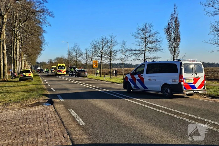 Meerdere gewonden bij kettingbotsing provinciale weg