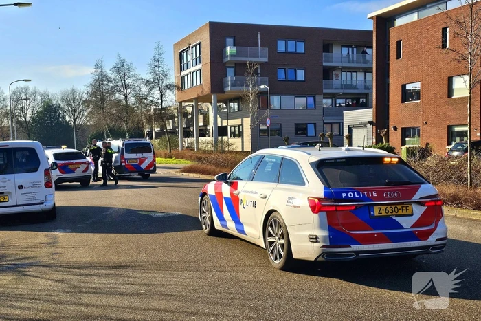 Verdachten onder schot uit voertuig gehaald