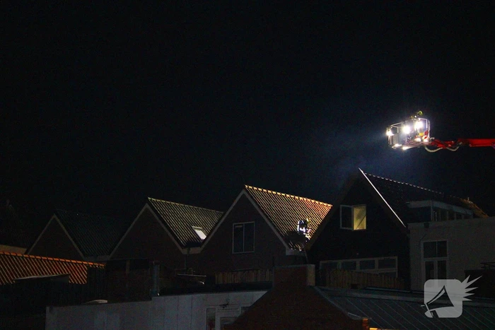 Veel rook bij brand in woning