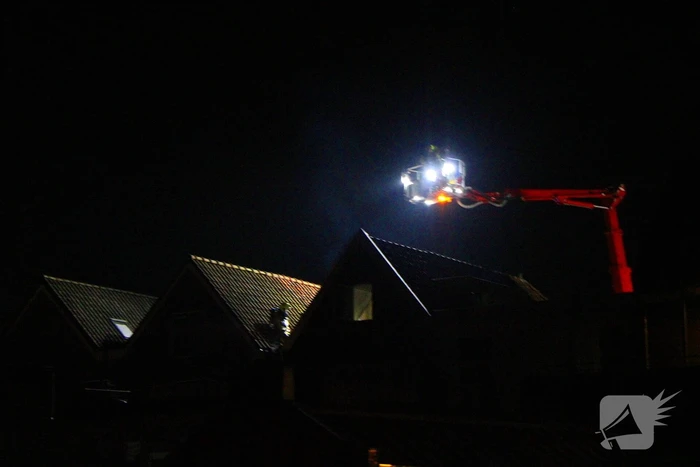 Veel rook bij brand in woning