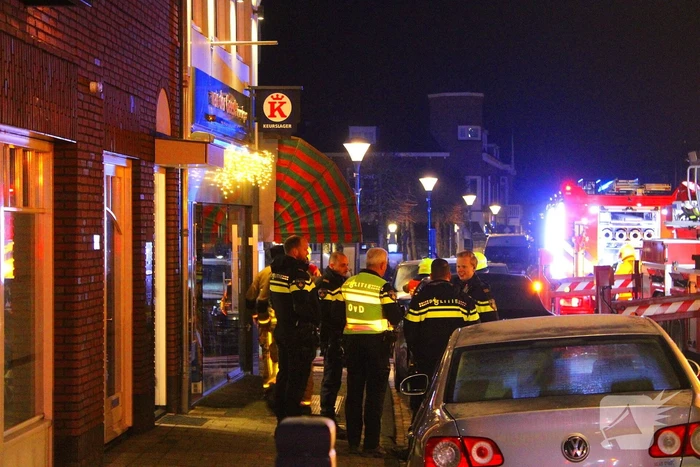 Veel rook bij brand in woning
