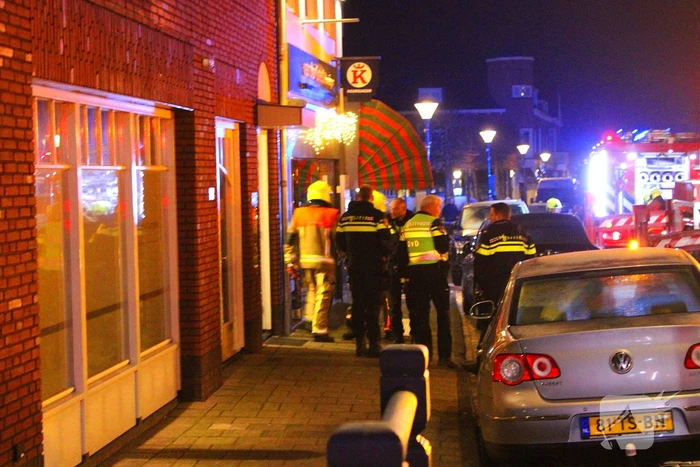 Veel rook bij brand in woning
