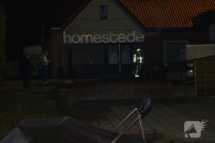 Veel rook bij brand in woning