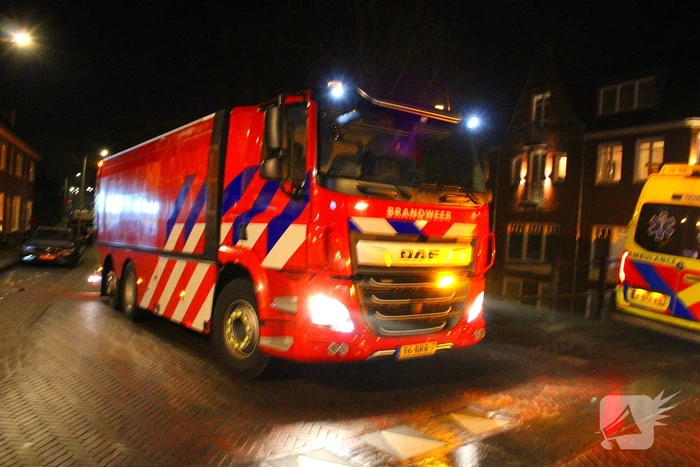 Veel rook bij brand in woning