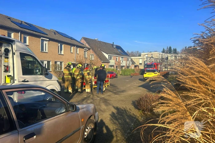 Straat afgezet door gaslekkage