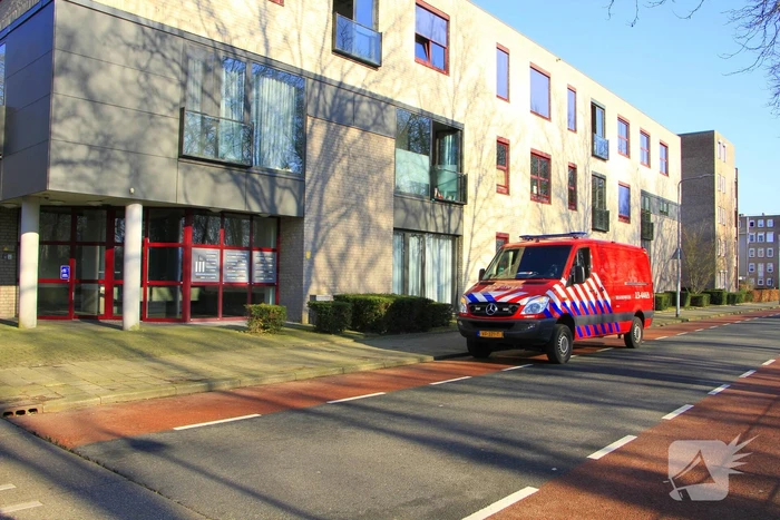 Lichte rookontwikkeling door kortsluiting in woning