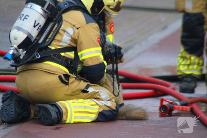 Flinke rookontwikkeling bij brand in winkel