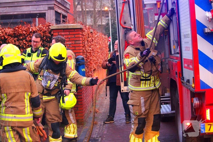 Brand in woning snel geblust