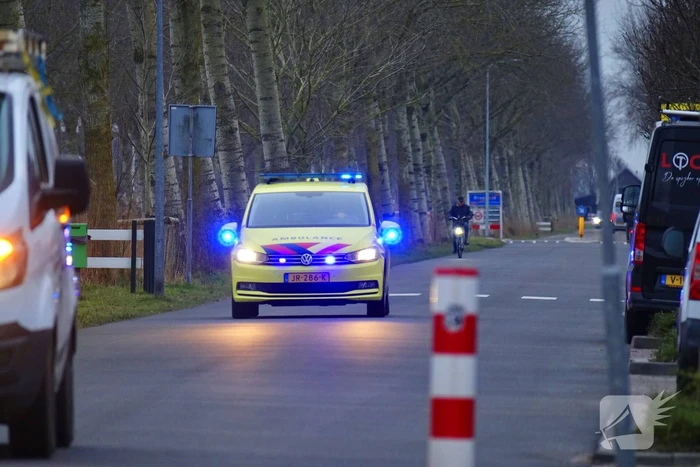 Fietser raakt gewond na val