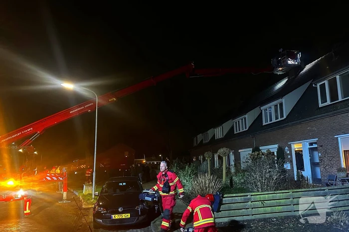Brandweer ingezet voor een schoorsteenbrand